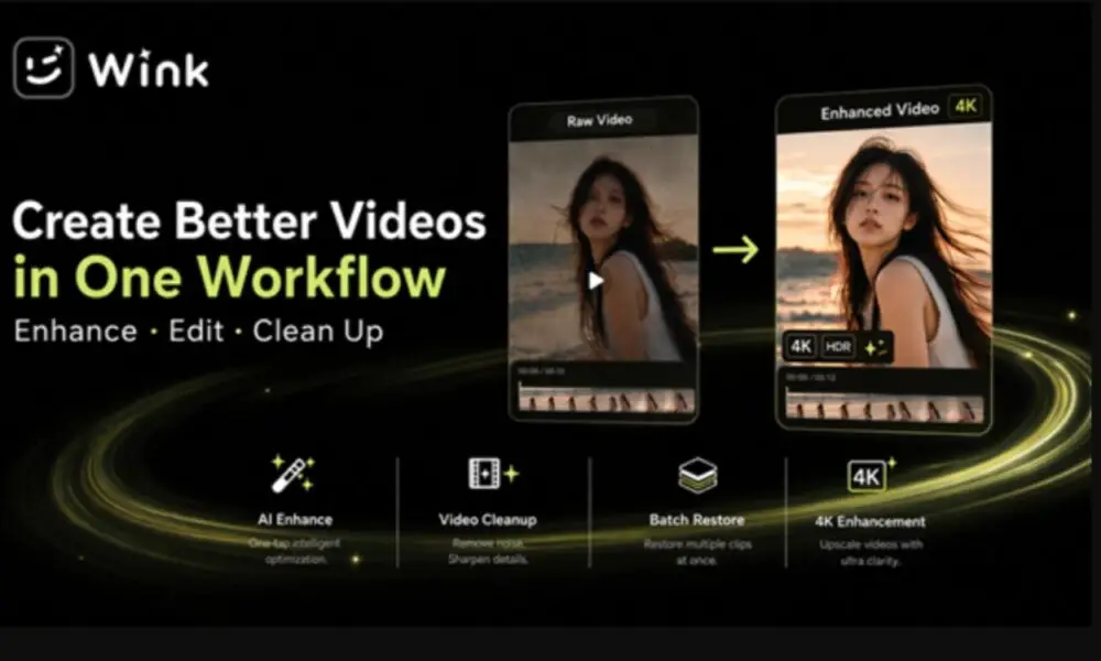 Image Source - globenewswire.com - Wink Expands Its Creative Toolkit With AI Enhancement and Video Cleanup - MENAWireNOW.com