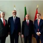 مصدر الصورة: mofa.gov.iq - وزير الخارجية فؤاد حسين يلتقي بممثلي الغرفة التجارية والصناعية العربية البرتغالية - MENAWireNOW.com