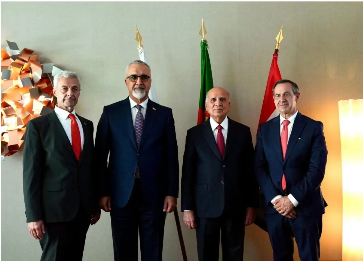 Image Source mofa.gov.iq - FM Fuad Hussein Meets Representatives of the Arab–Portuguese Chamber of Commerce and Industry - MENAWireNOW.com