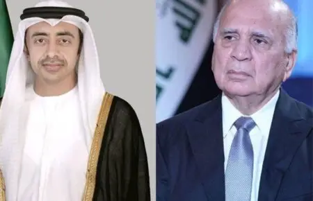Image Source - mofagoviq - HE FM Fuad Hussein and HH Sheikh Abdullah bin Zayed Discuss Strengthening Iraqi-UAE Relations and Supporting Regional Stability Efforts - MENAWireNOW.com