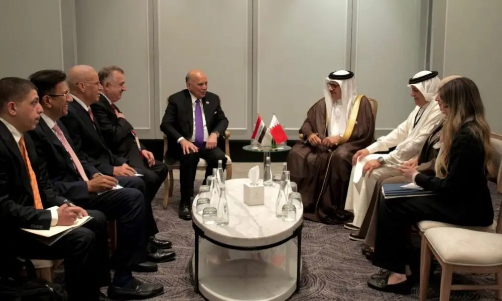 Image Source - mofagoviq - HE Mr Fuad Hussein and His Bahraini Counterpart Discuss Strengthening Bilateral Relations and Regional Developments - MENAWireNOW.com