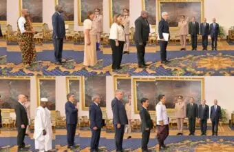 Source - presidencyeg - President El-Sisi Receives Credentials of 17 New Ambassadors - MENAWireNOW
