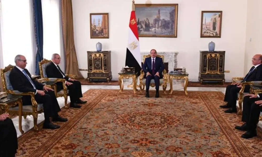 Source - presidencyeg - President El-Sisi Witnesses the Swearing-in of New Heads of Judicial Bodies - MENAWireNOW