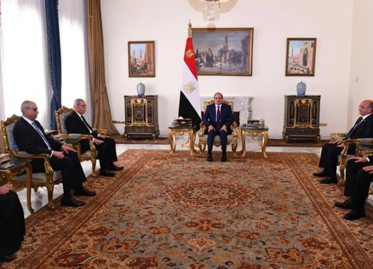 Source - presidencyeg - President El-Sisi Witnesses the Swearing-in of New Heads of Judicial Bodies - MENAWireNOW
