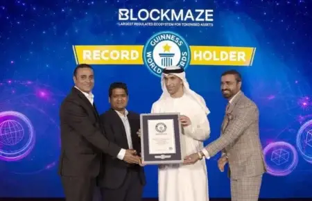 Blockmaze achieves Guinness World Records recognition as the world's most regulated blockchain ecosystem