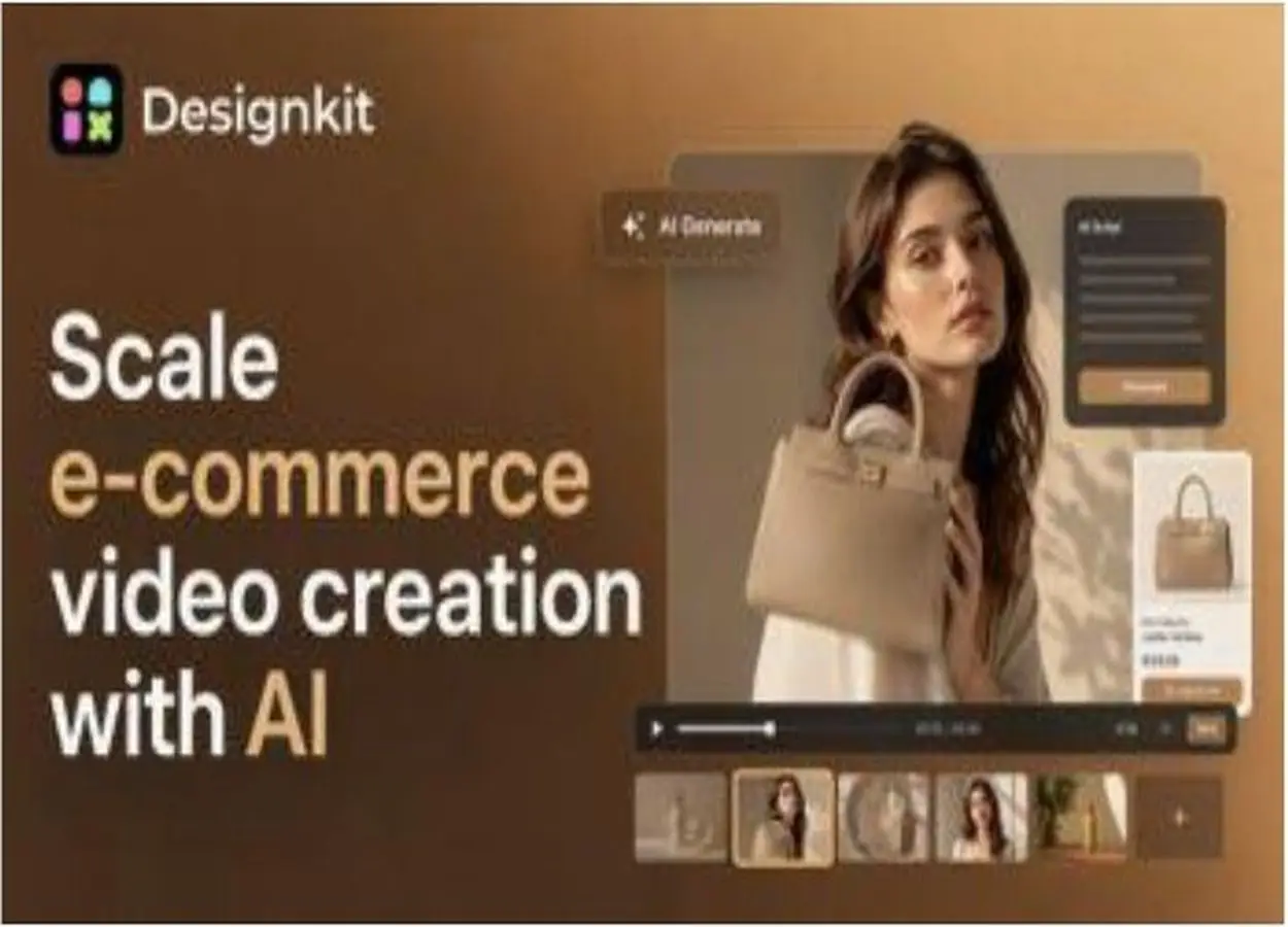Image Source - GlobeNewsWire.com - Designkit Launches AI Video Platform that Turns Product Photos Into E-Commerce Marketing Videos - MENAWireNOW.com
