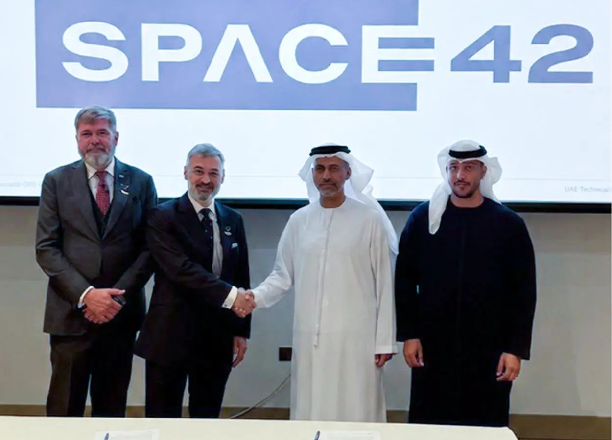 Image Source - GlobeNewsWire.com - Space42 and Leonardo DRS Sign MoU to Advance Next-Generation National Security Mission Systems - MENAWireNOW.com