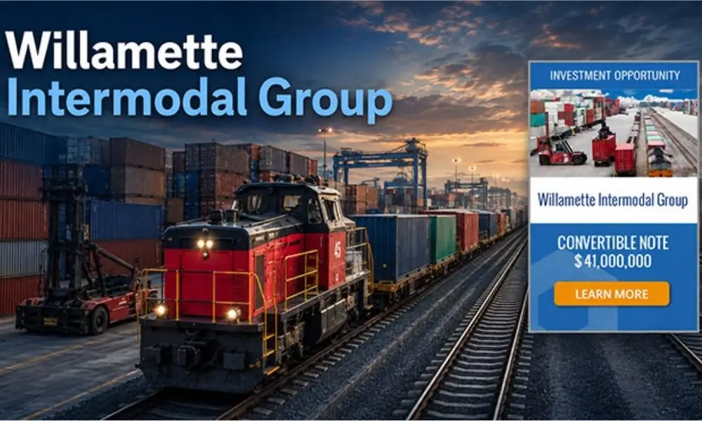 Image Source - GlobeNewsWire.com - Infrastructure the Digital Economy Cannot Replace: US Capital Global Securities Announces $41 Million Offering for Willamette Intermodal Group - MENAWireNOW.com