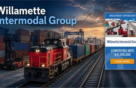 Image Source - GlobeNewsWire.com - Infrastructure the Digital Economy Cannot Replace: US Capital Global Securities Announces $41 Million Offering for Willamette Intermodal Group - MENAWireNOW.com